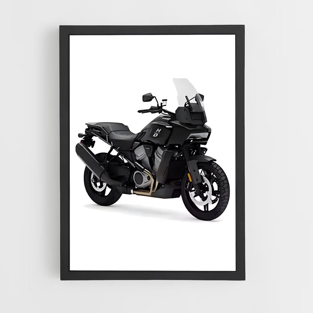 Poster Pan America Noir – affiche Harley-Davidson (vue 2)